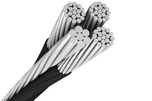 Quadruplex-Overhead-Aluminum-Service-Drop-Cable
